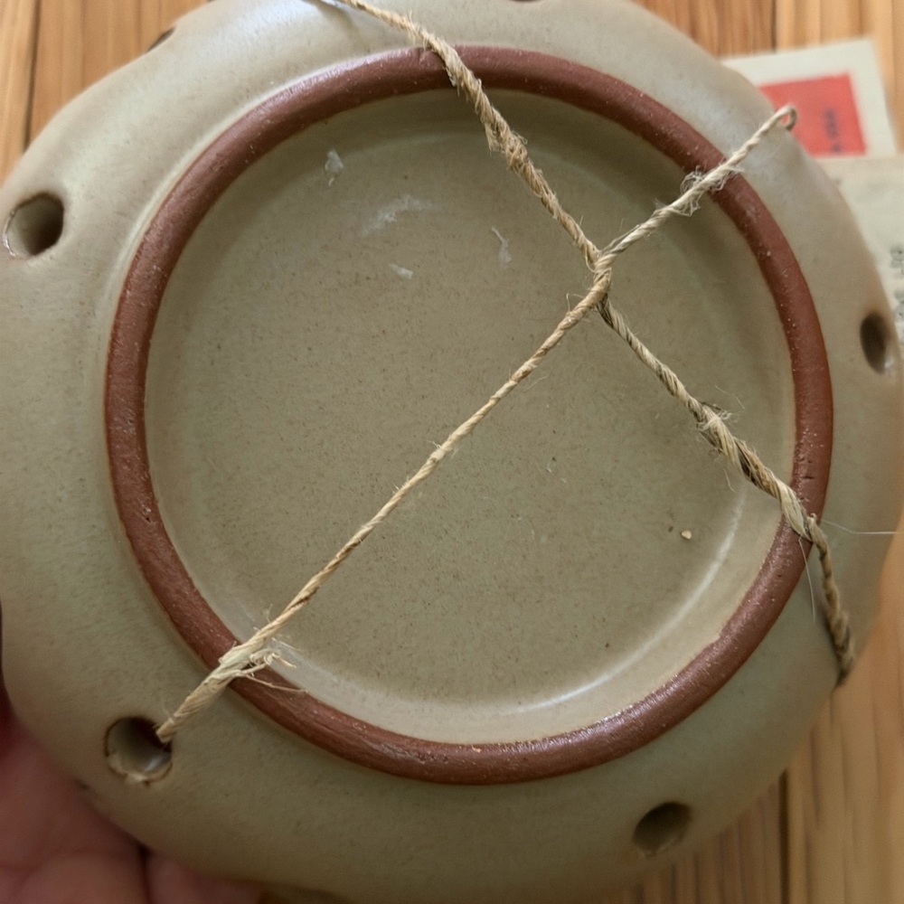 Handmade Ceramic Candle Holder and Rose Beeswax Candle Set Nepal World Col NWT - Picture 4 of 7